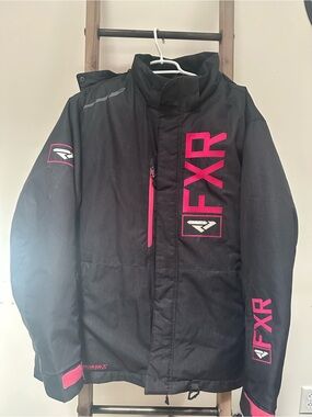 FXR Women's Black & Pink Snowmobile Jacket